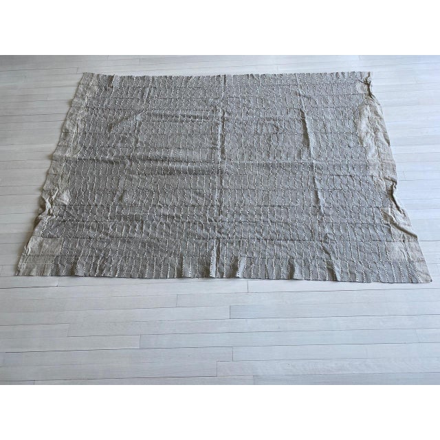 Vintage Linen and Cotton Textile For Sale - Image 16 of 18