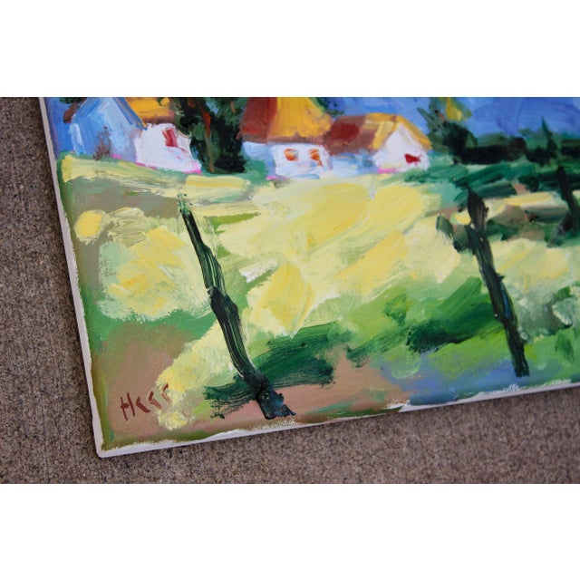 12x12 oil on canvas. Signed: Haas Unframed. Frames are sample only.