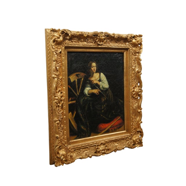 Saint Catherine of Alexandria Portrait Oil Painting After Caravaggio 28 ...