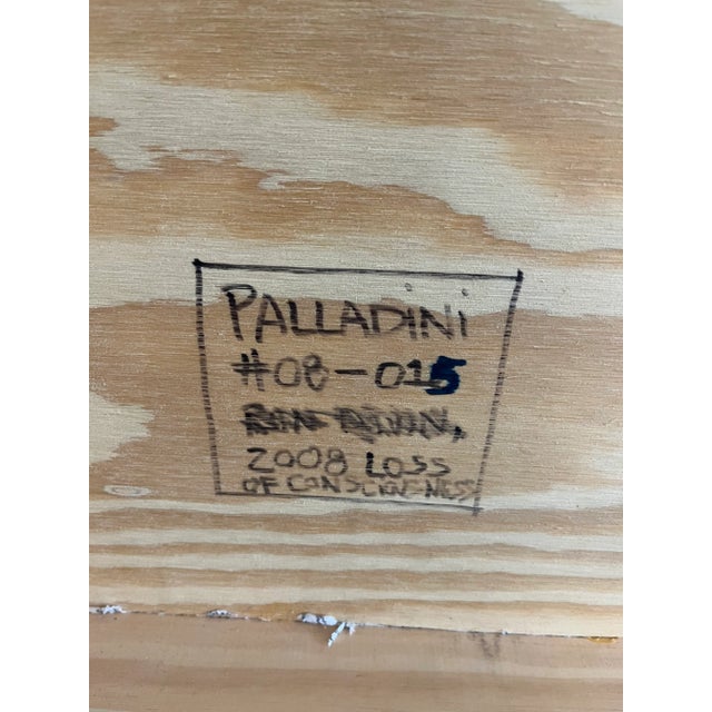 Wood Jeffrey Palladini Expressionist Modern Figurative Oil Painting For Sale - Image 7 of 8