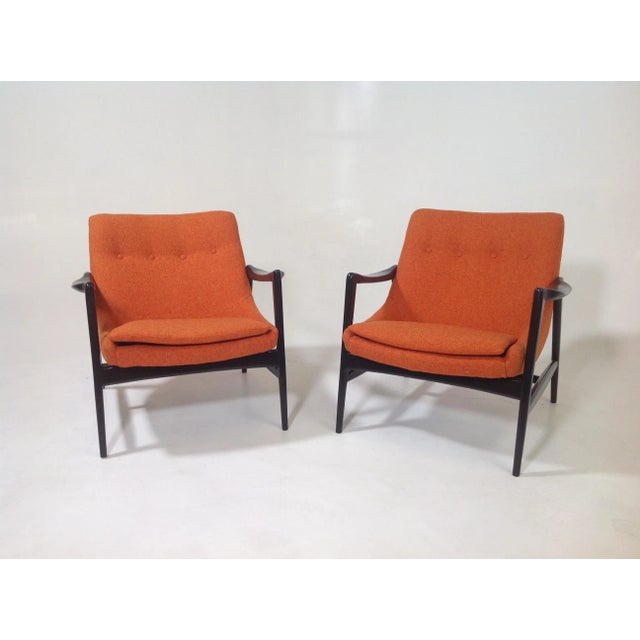 Modern Medellin Mid-Century Style Lounge Chairs - a Pair For Sale In San Diego - Image 6 of 6