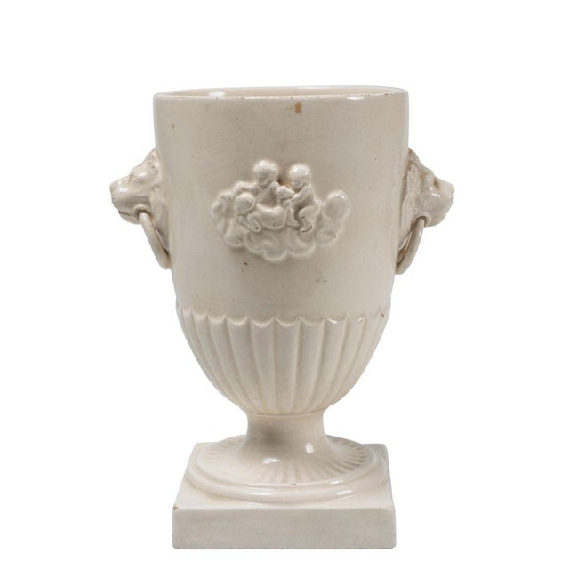 White Chalice cup is an original decorative object realized in the 19th century by the Giustiniani manufacture in Naples,...