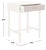 Coastal Estella 1 Drawer Accent Table in White For Sale - Image 3 of 11