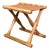 Danish Modern Gold Hill Guldhøj Folding Stool in Oak and Cognac Leather by Poul Hundevad, 1960s For Sale