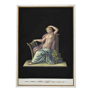 Ferdinando Campana, Roman Fresco, Etching, 1770s For Sale