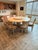 Large Round Kitchen Table With 8 Chairs For Sale - Image 10 of 13