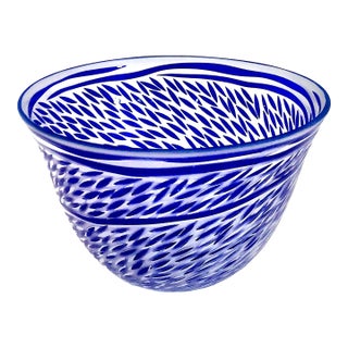 American Art Glass Bowl, by Engebretson and Nielson For Sale