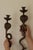 Egyptian Revival Engraved Brass Enameled Cobra Sconces, Set of 2 For Sale - Image 13 of 13