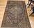 19th Century Persian Farahan Sarouk Rug, Hand-Knotted Wool, Floral Medallion Pattern, Ivory & Navy, 5x6 For Sale - Image 4 of 18