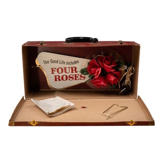 Vintage "Four Roses" Lighted Sign Salesman Sample in Case For Sale