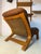 Wood Kengu Lounge Chair in Brown Leather by Elsa & Nordahl Solheim for Rybo Rykken For Sale - Image 7 of 11