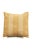 Textile Chokor Nira in Ochre Yellow Handloom Organic Cotton Pillow For Sale - Image 7 of 7