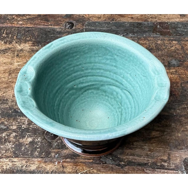 Vintage Studio Pottery Ceramic Bowl For Sale - Image 9 of 18