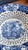 English Blue and White Transfer-Printed Pierced Pearlware Basket, 1800s For Sale - Image 5 of 6