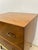Mid Century Modern Two Drawer Nightstand With Tall Tapered Legs For Sale - Image 9 of 12