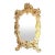 Vintage Finesse Originals Ornate Rococo Floral Wall Mirror For Sale