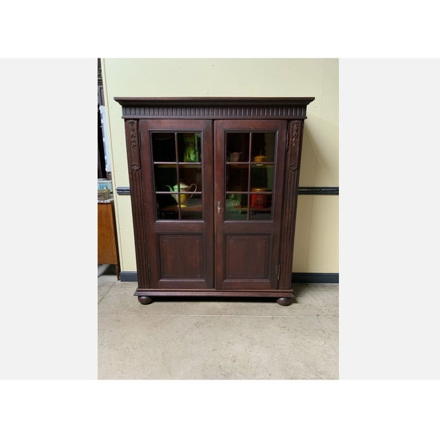 Antique Art Nouveau Display Cabinet, 1910 For Sale - Image 10 of 10