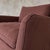 2020s Parisian Chair Slip Covered in Belgian Linen- Dark Rust For Sale - Image 5 of 10