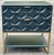 Clover Leaf Blue & Brass Console Table For Sale In Atlanta - Image 6 of 6