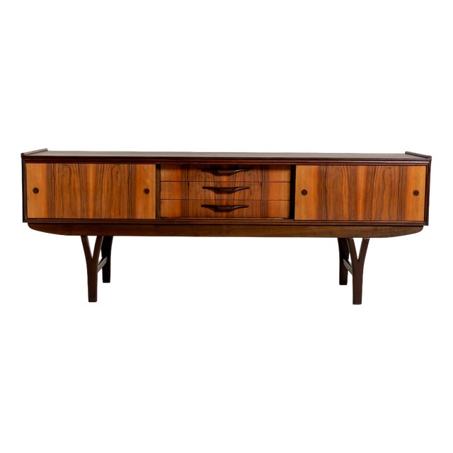Scandinavian Sideboard in Rosewood and Oak, 1960s For Sale