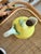 Ceramic 1960s Portuguese Majolica Lemon Pitcher — Caldas Da Rainha Region Pinheito Style, Unsigned | Hand-Painted Ceramic For Sale - Image 7 of 9