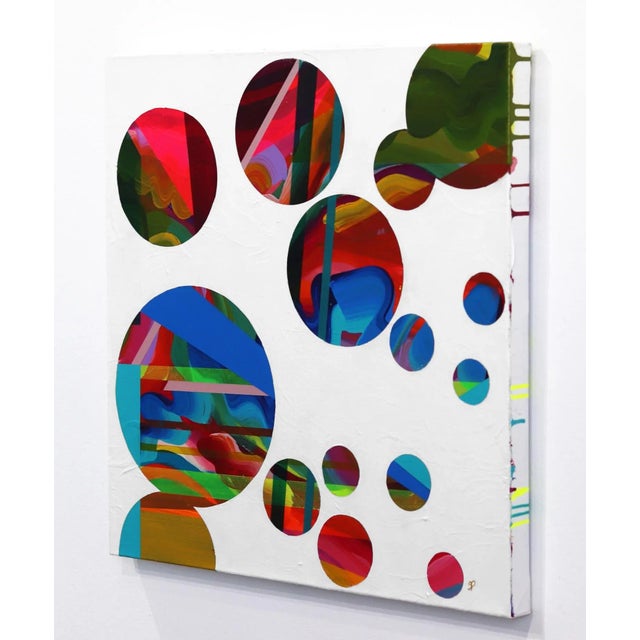 "Reflections Through the Looking Glass No. 9" Contemporary Original Abstract Painting by Shiri Phillips For Sale In Los Angeles - Image 6 of 9