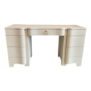 Bungalow 5 Natural Grasscloth Vanity For Sale