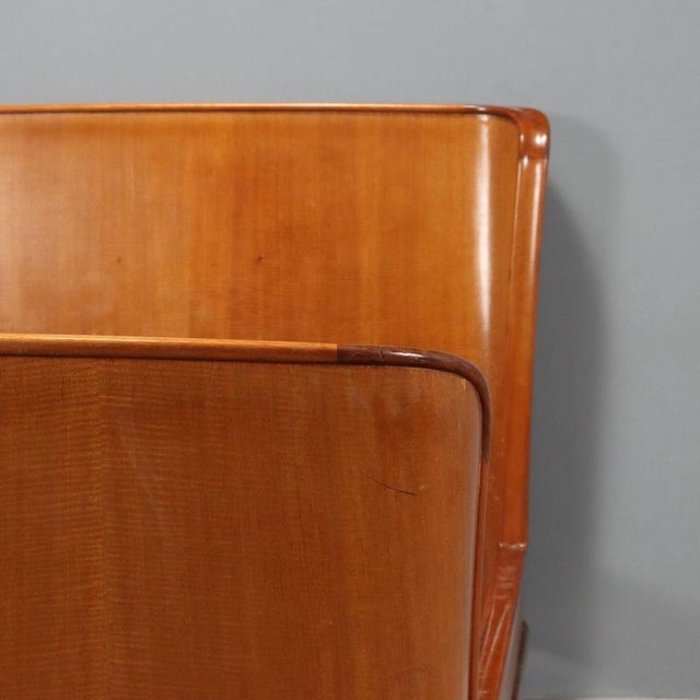 Vintage Bed in Mahogany, 1950s For Sale - Image 4 of 10