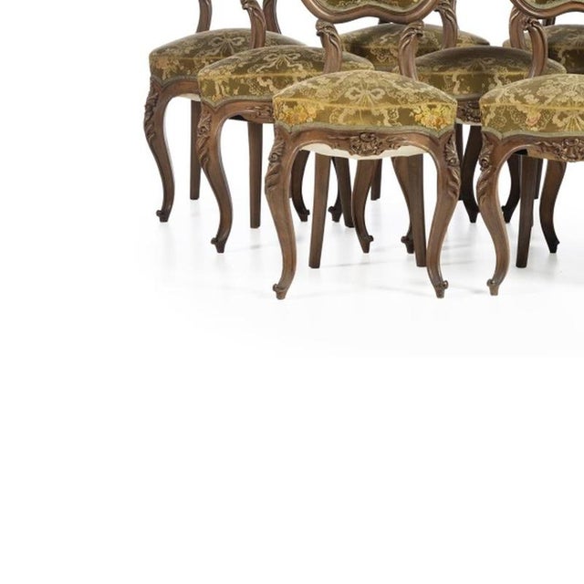 19th Century Louis XV Style Chairs, Set of 12 For Sale - Image 3 of 6