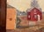 American Red Barn in Rural Landscape. Oil on Board. Litavic, 1962. For Sale - Image 3 of 4