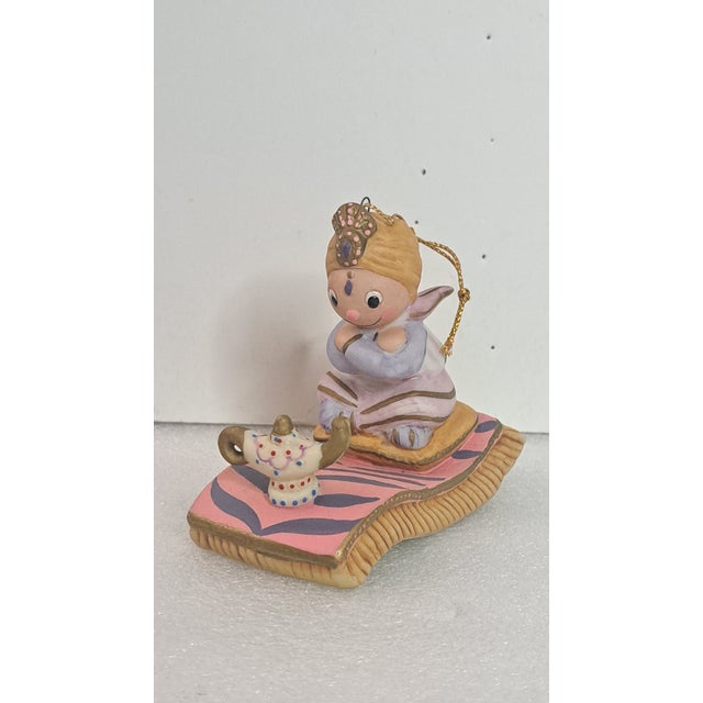 Disney Goebel “It’s a Small World” Hand-Painted Ceramic Ornament Figures, Set of 4, For Sale - Image 11 of 13