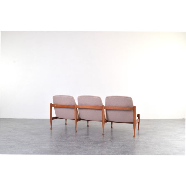 Wood Mid-Century Sofa by Marian Grabiński, 1960s For Sale - Image 7 of 12