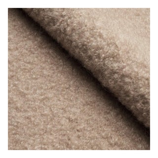 Schumacher Teddy Wool Boucle Fabric in Fawn For Sale