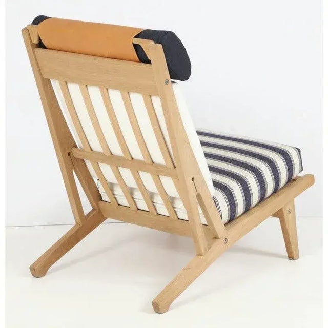 C. 1960's Hans J. Wegner Denmark "Getama" Lounge Chairs - A Pair (Restored) For Sale In Miami - Image 6 of 17
