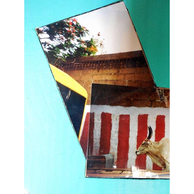 Contemporary Kim MacConnel, Chindambaram Temple, Mixed Media Photo Collage on Cardboard, 1992 For Sale - Image 3 of 7