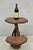 Vintage Mid Century Modern Live Edge 2 Tier Walnut Plant Stand Side Table. Circa Mid 20th Century. Measurements: 22.5" H x...