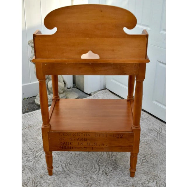 Vintage (1990's) Table/Stand has an Americana Style. Made by Lexington Furniture - Betsy Cameron. The Wood is CherryWood....