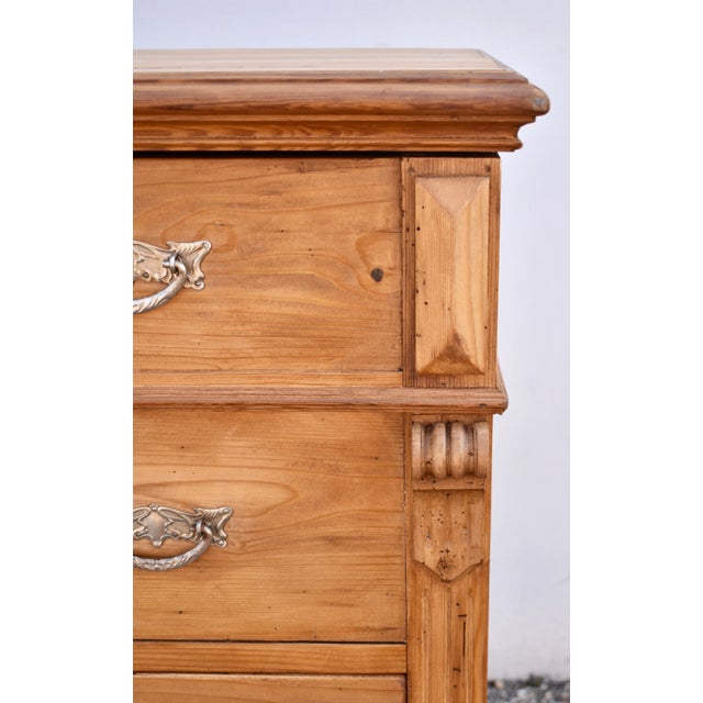 Pine Two Drawer Mule Chest For Sale - Image 9 of 12