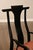 12 Custom Black Lacquered Asian Inspired Dining Chairs For Sale - Image 4 of 18