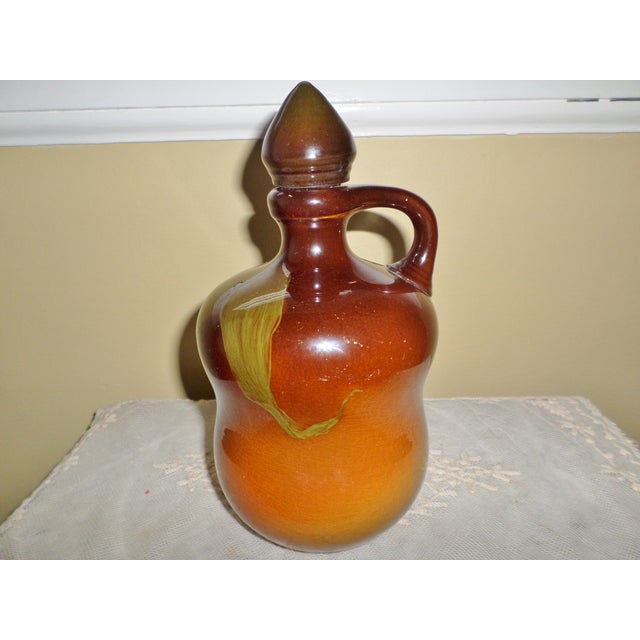 Early 20th Century Rare Antique Rookwood Pottery Signed Frederick Rothenbush Corn Design Jug For Sale - Image 5 of 11