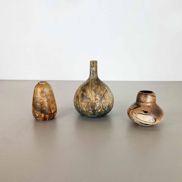 This original vintage Studio Pottery Object was designed by Gerhard Liebenthron and produced in his own Studio in the...