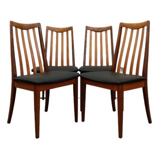 Set of 4 Vintage Mid Century Modern Dining Chairs by G Plan For Sale