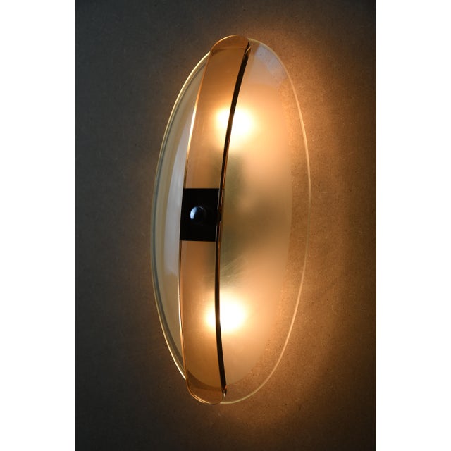Italian Murano Glass Wall Sconces attributed to Antonio Lupi, 1960s, Set of 2 For Sale - Image 11 of 12