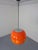 Orange Glass Ball Ceiling Lamp from Peill & Putzler, Germany, 1960s For Sale - Image 6 of 18