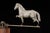 Antique Zinc Horse Weathervane Topper For Sale - Image 4 of 7