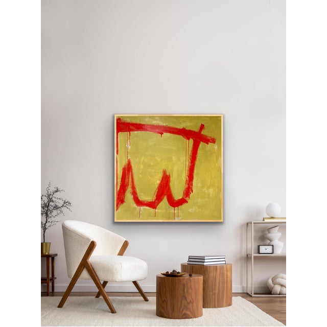 Sarah Trundle, Contemporary Abstract Painting, "Loopy" For Sale - Image 6 of 6