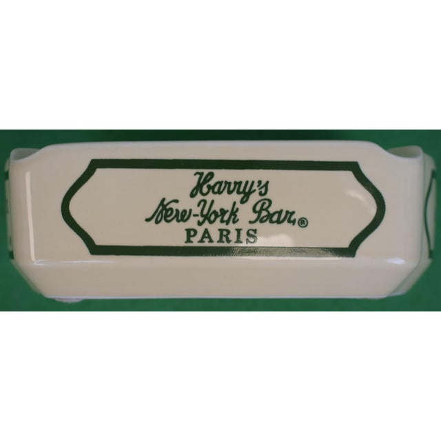 Traditional Harry's New York Bar Paris/ München Porcelain Ashtray For Sale - Image 3 of 7