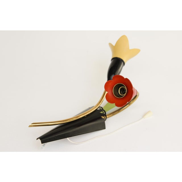1950s Mid-Century Modernist Wall Lamp, Germany, 1950s For Sale - Image 5 of 15
