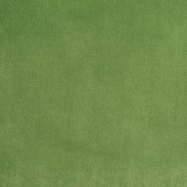 Transitional SAMPLE - Schumacher Alistair Indoor/Outdoor Velvet Fabric In Grass For Sale - Image 3 of 4