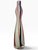 Striking vintage handcrafted glass vase by MayRich Company, featuring a tall, sculptural silhouette with dramatic flowing...